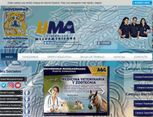 Tablet Screenshot of morelos.umaweb.edu.mx